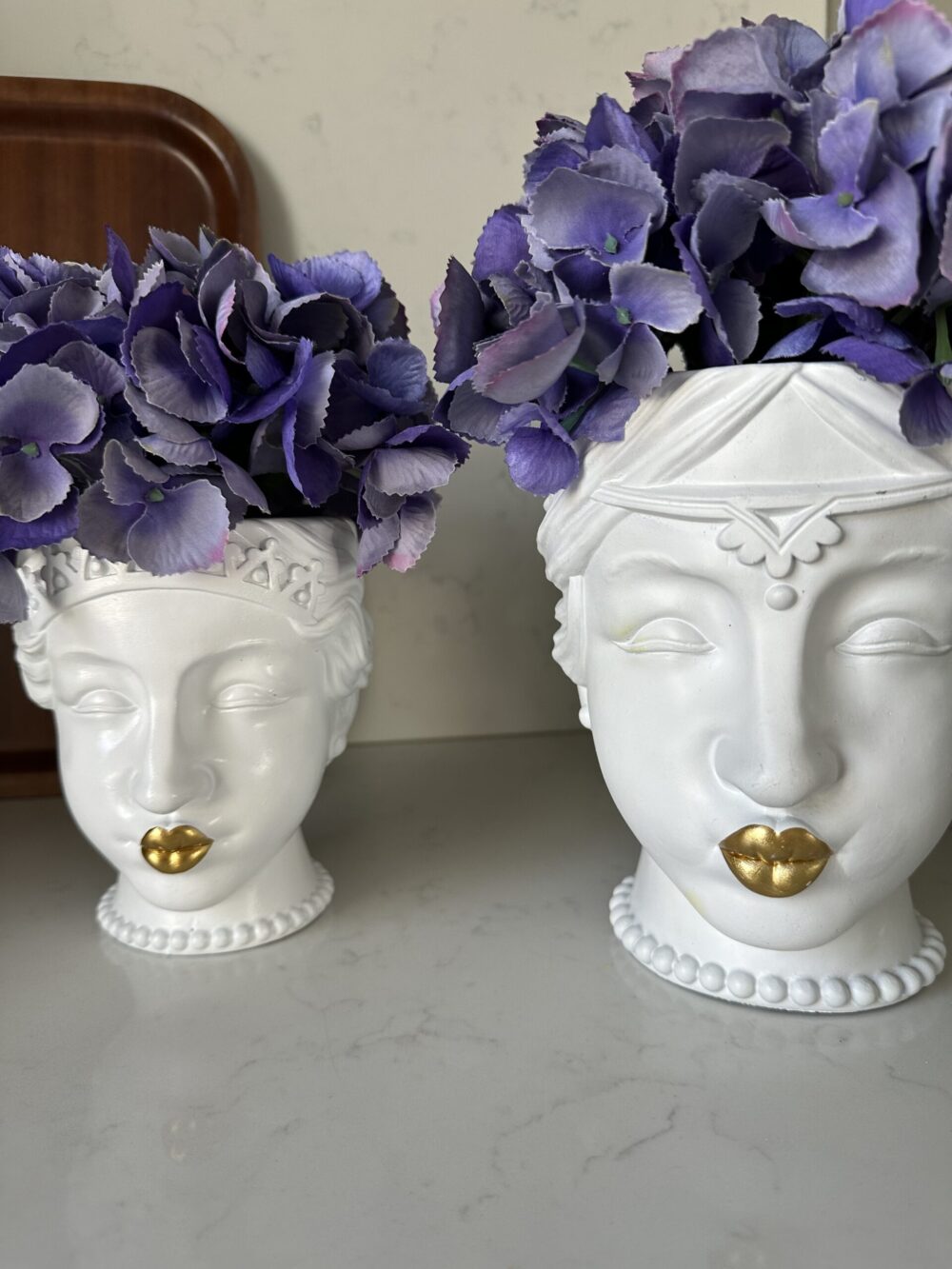 NIEUW- Bloempot dameshoofd Queen - Afbeelding 10