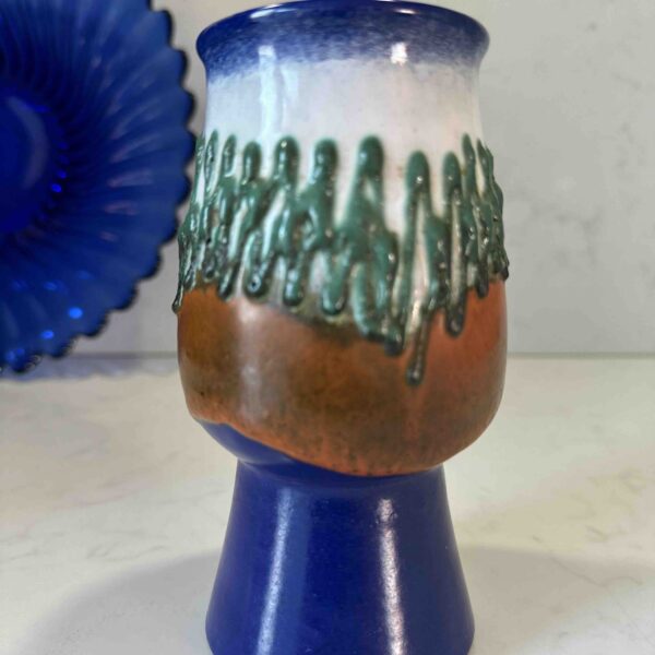 Blauw Strehla vaasje