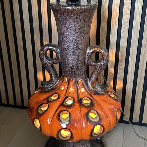 West Germany grote keramieke vloerlamp zonder kap