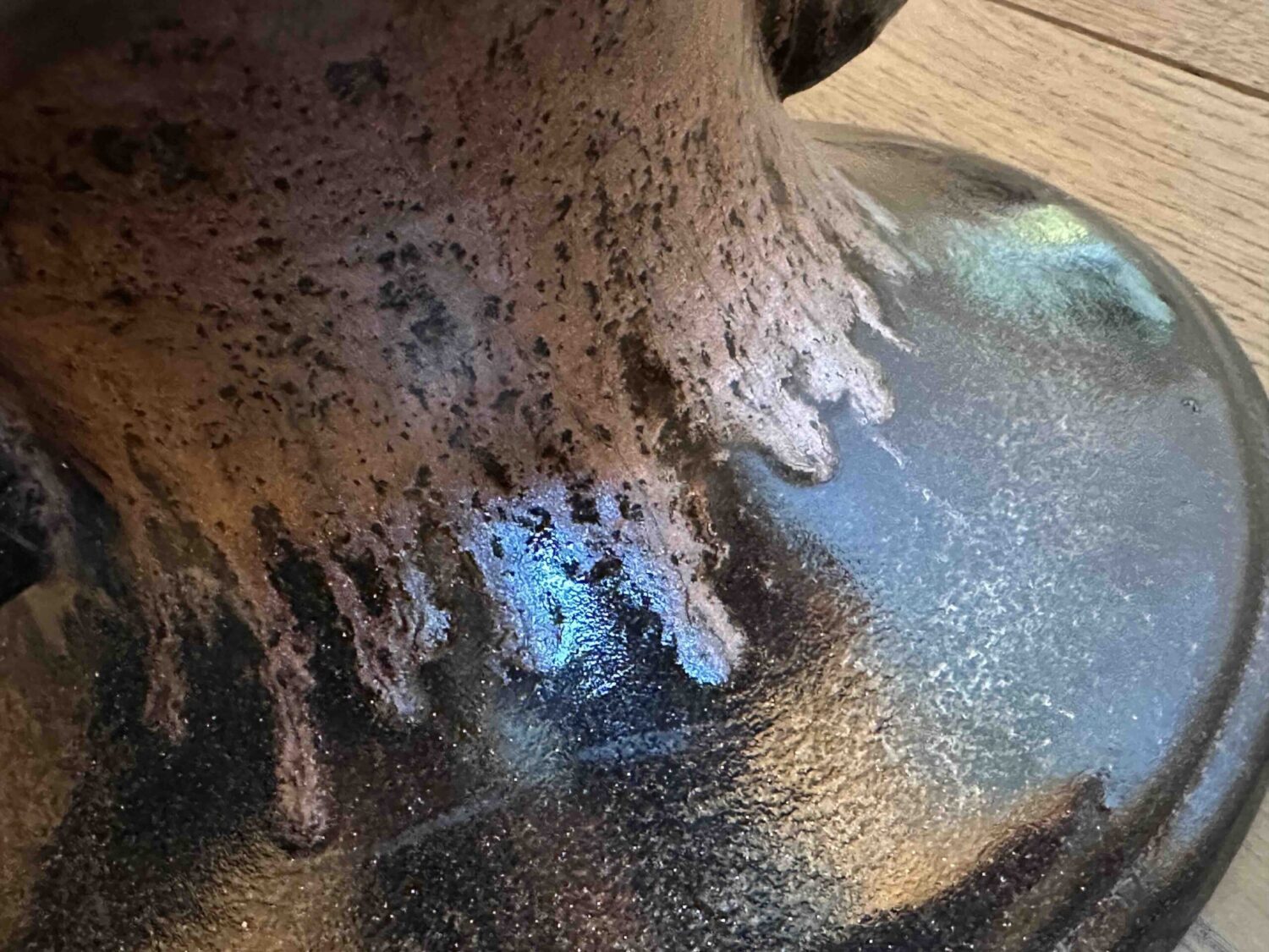 West Germany grote keramieke vloerlamp zonder kap - Afbeelding 16