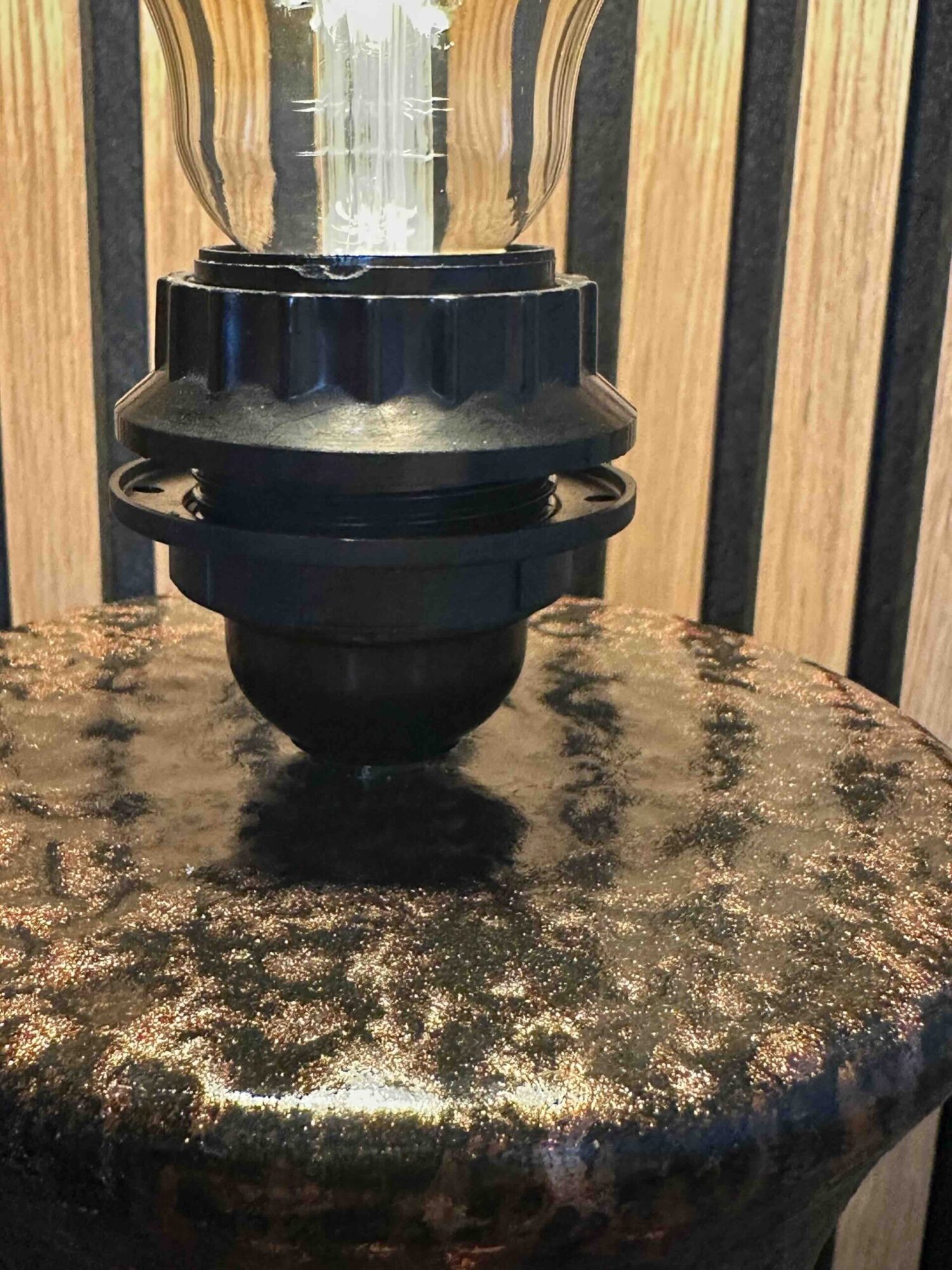 West Germany grote keramieke vloerlamp zonder kap - Afbeelding 12