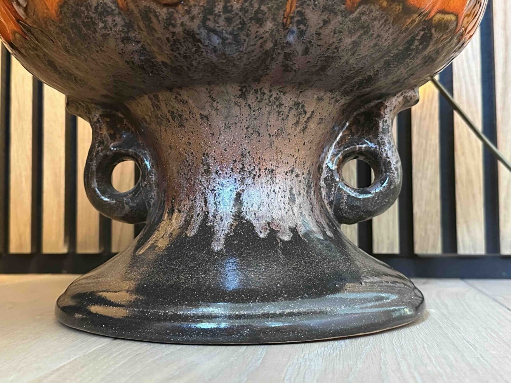 West Germany grote keramieke vloerlamp zonder kap - Afbeelding 15