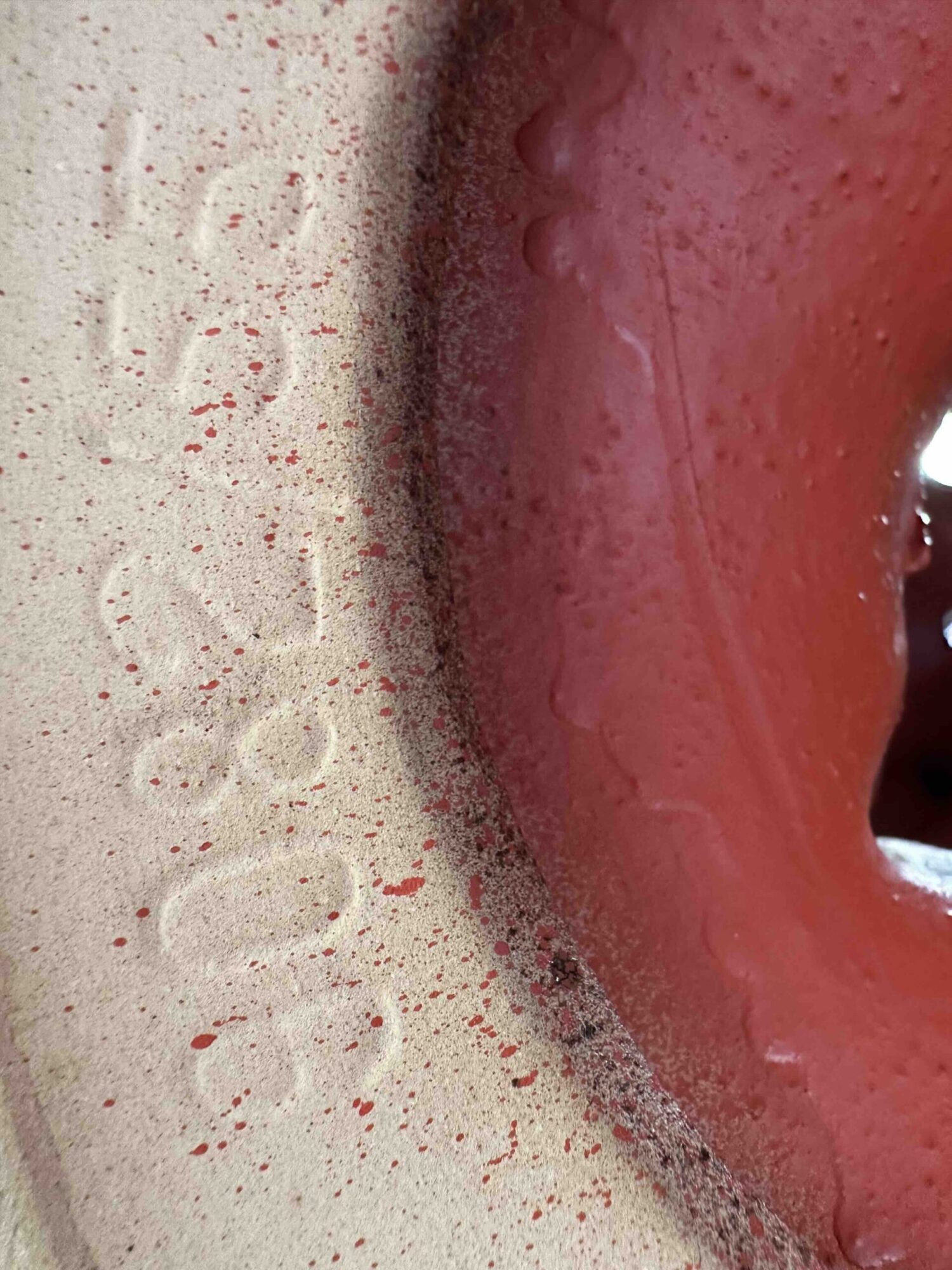 West Germany grote keramieke vloerlamp zonder kap - Afbeelding 4