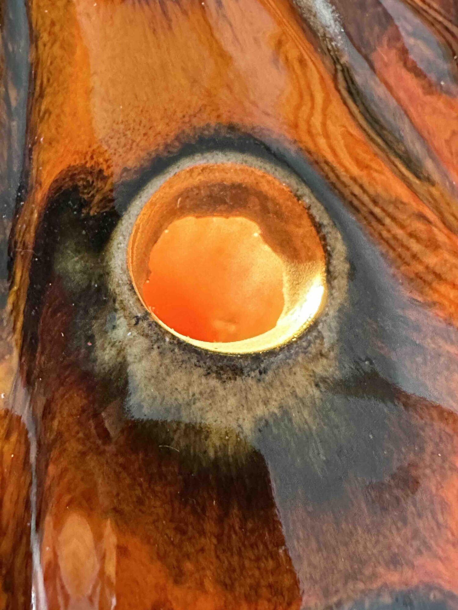 West Germany grote keramieke vloerlamp zonder kap - Afbeelding 3