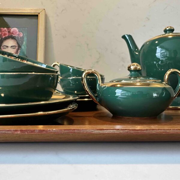 Italiaans theeservies uit Gualdo Deruta